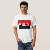 Vlag van de FSLN T-shirt (Voorkant volledig)