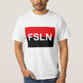 Vlag van de FSLN T-shirt (Voorkant)