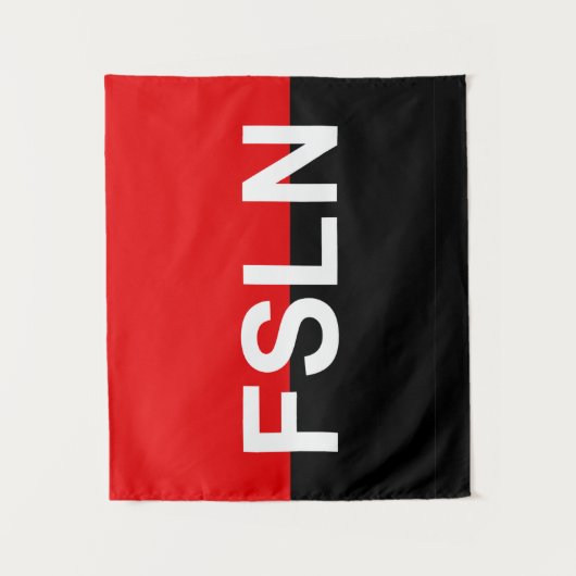 Vlag van de FSLN Wandkleed (Voorkant)