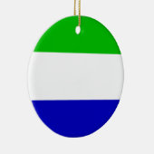 vlag van de Galápagos-eilanden (Ecuador) Keramisch Ornament (Rechts)