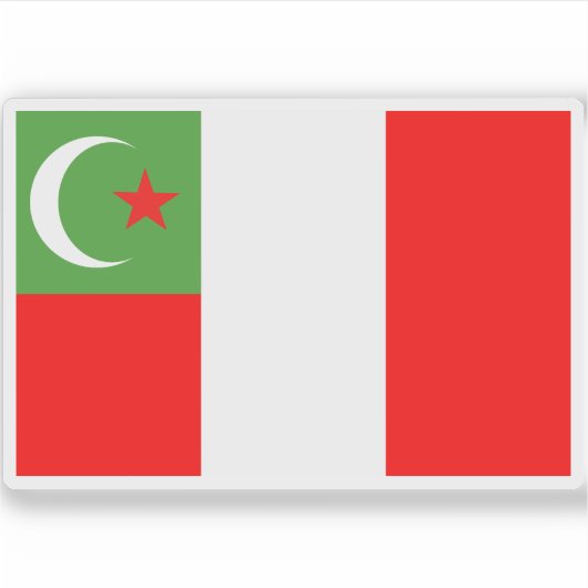 Vlag van de Geconfedereerde Staten van Amerika voo Sticker (Voorkant)