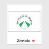 Vlag van de gemeente Holguín, Cuba Sticker (Vel)