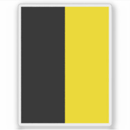 Vlag van de gemeente Mauren, Liechtenstein Sticker