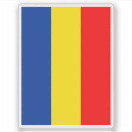 Vlag van de gemeente Ruggell, Liechtenstein Sticker