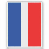 Vlag van de gemeente Schaan, Liechtenstein Sticker (Voorkant)