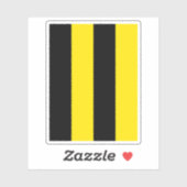 Vlag van de gemeente Schellenberg, Liechtenstein Sticker (Vel)