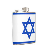 Vlag van de gevlekte erlenmeyer van Israël met vin Heupfles (Rechts)