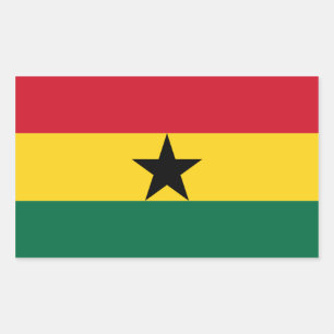 Vlag van de Ghana-Sticker Rechthoekige Sticker