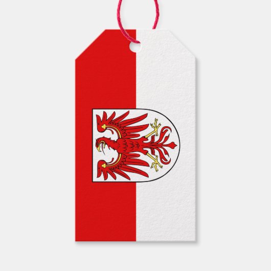 Vlag van de Gift-Labels van Brandenburg Cadeaulabel (Voorkant)