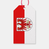 Vlag van de Gift-Labels van Brandenburg Cadeaulabel (Achterkant)