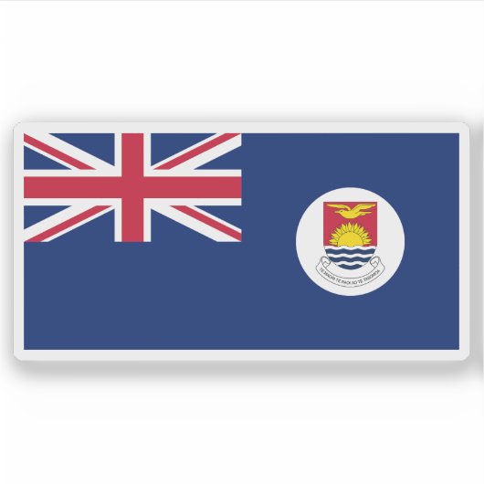 Vlag van de Gilbert-eilanden (1976–1979), Kiribati Sticker (Voorkant)