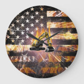 Vlag van de graafmachine grote klok (Voorkant)