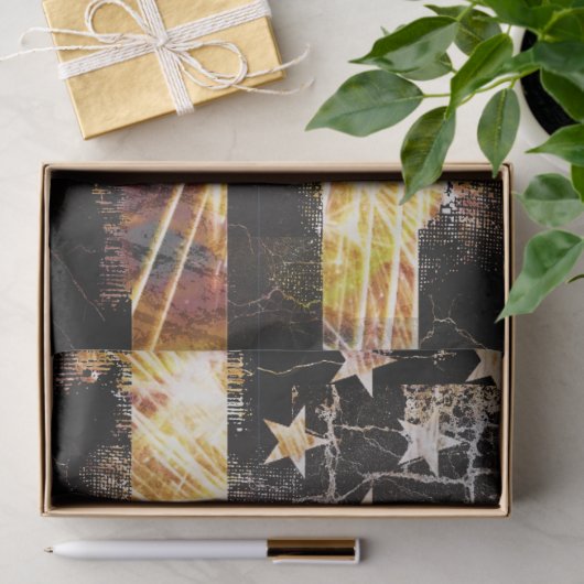 Vlag van de graafmachine tissuepapier (Geschenk)