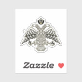 Vlag van de Grieks-Orthodoxe Kerk Sticker (Vel)