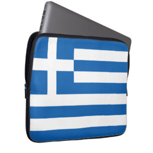 Vlag van de Griekse hoes van neopreen-laptops