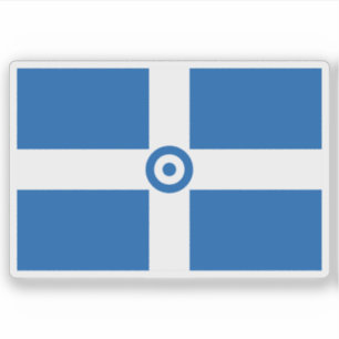 Vlag van de Griekse luchtmacht, Griekenland (1973- Sticker