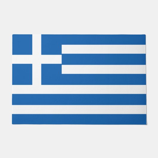 Vlag van de Griekse vlag Deurmat (Voorkant)