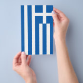 Vlag van de Griekse vlag Flyer (Hand)