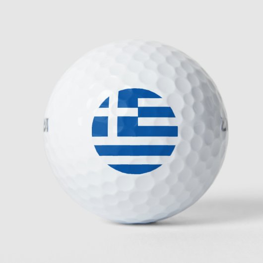 Vlag van de Griekse vlag Golfballen (Voorkant)