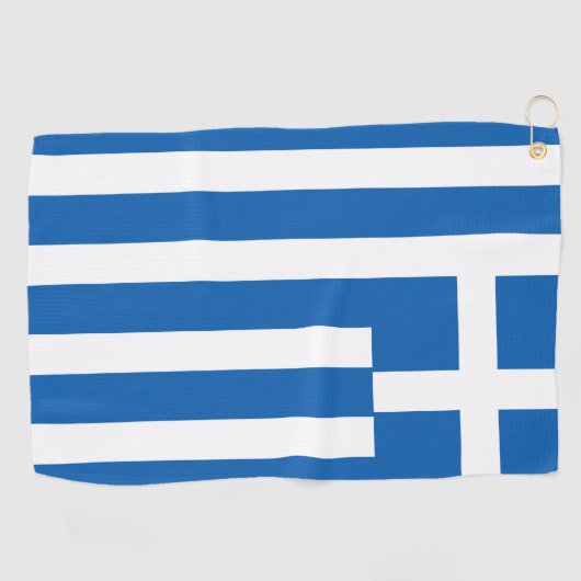 Vlag van de Griekse vlag Golfhanddoek (Horizontaal)