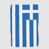 Vlag van de Griekse vlag Golfhanddoek (Voorkant)