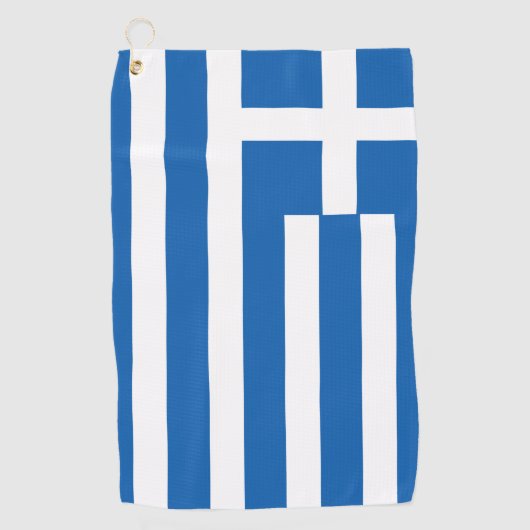 Vlag van de Griekse vlag Golfhanddoek (Voorkant)
