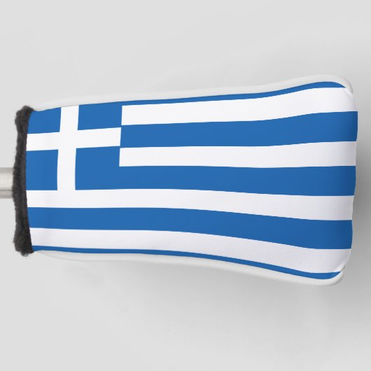 Vlag van de Griekse vlag Golfheadcover (Voorkant)