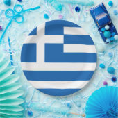 Vlag van de Griekse vlag Papieren Bordje (Feest)