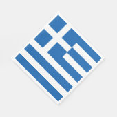 Vlag van de Griekse vlag Servet (Hoek)