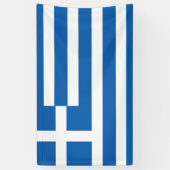 Vlag van de Griekse vlag Spandoek (Verticaal)