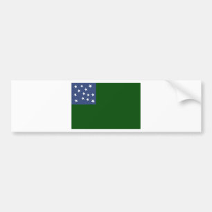 Vlag van de Groene Berg Boys bij de Vermont-republ Bumpersticker