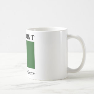 Vlag van de Groene Berg Boys bij de Vermont-republ Koffiemok