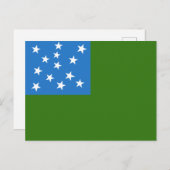 Vlag van de groene bergboeien briefkaart (Voorkant / Achterkant)