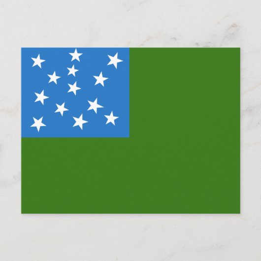 Vlag van de groene bergboeien briefkaart (Voorkant)