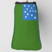 Vlag van de groene bergboeien golfheadcover (Draai 90)