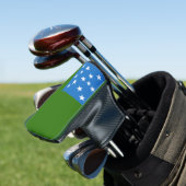 Vlag van de groene bergboeien golfheadcover (Insitu)