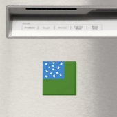Vlag van de groene bergboeien magneet (Insitu (Vaatwasser))