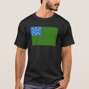 Vlag van de groene bergboeien t-shirt