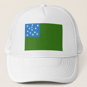 Vlag van de groene bergboeien trucker pet