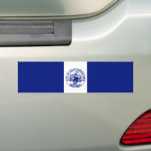 Vlag van de grote Rapids (Michigan City) Bumpersticker (Op auto)