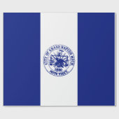 Vlag van de grote Rapids (Michigan City) Cadeaupapier (Vlak)