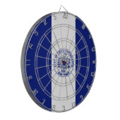 Vlag van de grote Rapids (Michigan City) Dartbord (Voorkant Links)