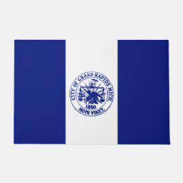 Vlag van de grote Rapids (Michigan City) Deurmat
