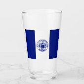 Vlag van de grote Rapids (Michigan City) Glas (Voorkant)