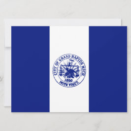 Vlag van de grote Rapids (Michigan City) Kaart