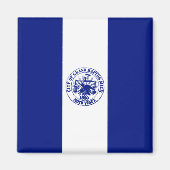 Vlag van de grote Rapids (Michigan City) Magneet (Voorkant)