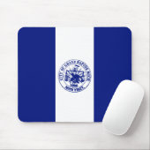 Vlag van de grote Rapids (Michigan City) Muismat (Met muis)