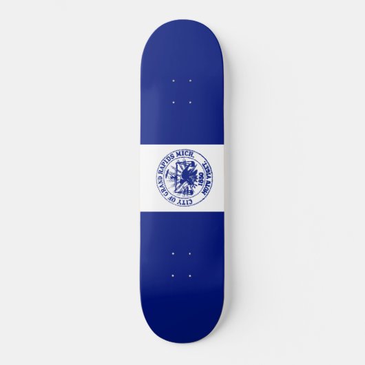 Vlag van de grote Rapids (Michigan City) Persoonlijk Skateboard (Voorkant)