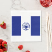 Vlag van de grote Rapids (Michigan City) Servet (Insitu)