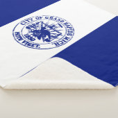 Vlag van de grote Rapids (Michigan City) Sherpa Deken (3/4)